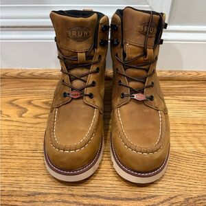 BRUNT Marin Work boot. 6” waterproof Moc Toe work boot.